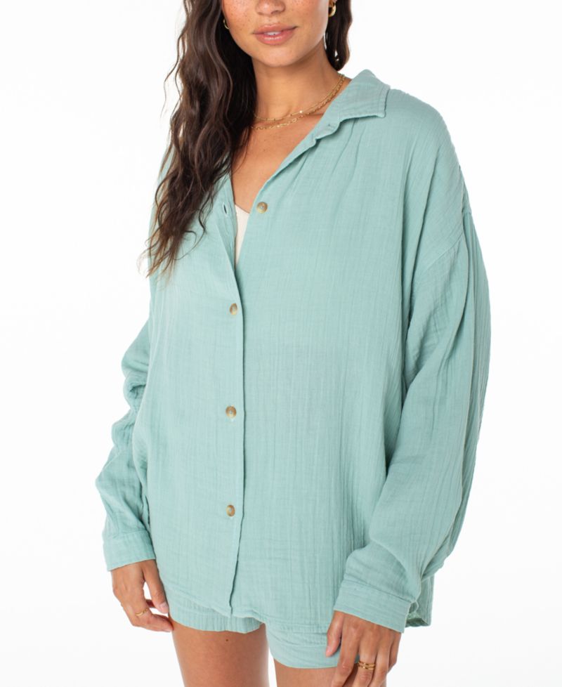 Women's Morning Time Cotton Gauze Shirt
