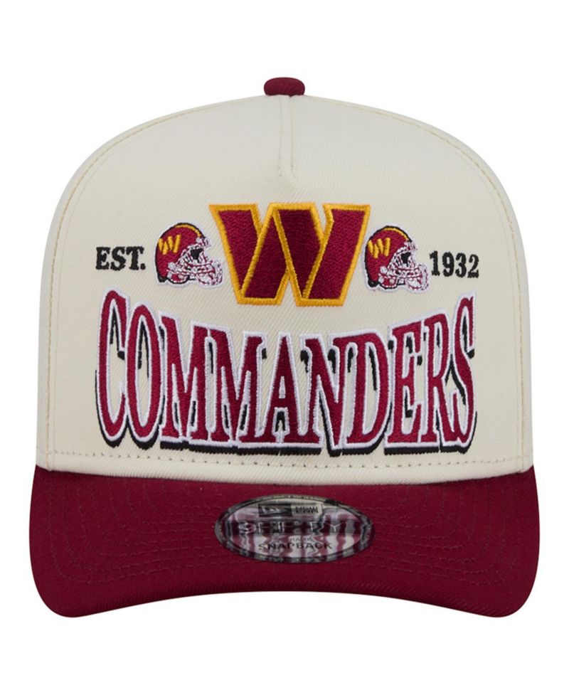 Men's Washington Commanders Structured-Fit A-Frame 9FIFTY Snapback Hat