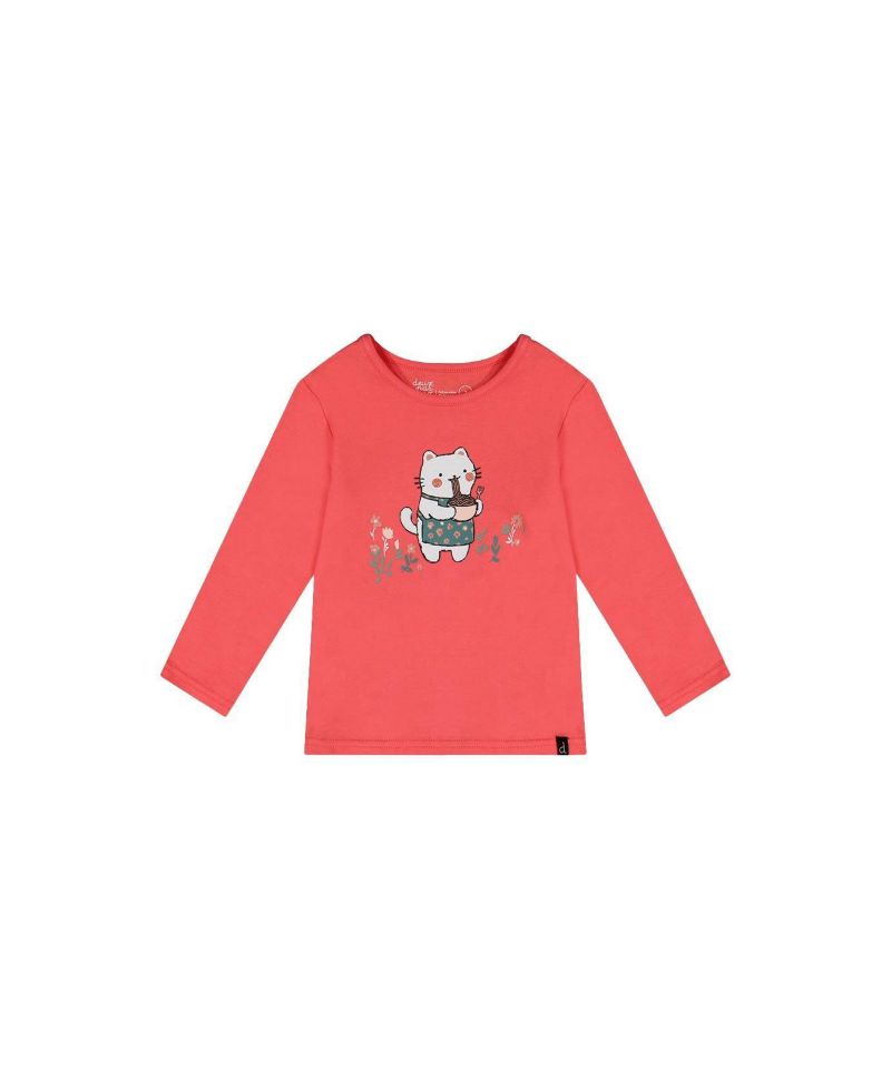 Little and Big Girl 6-8 Cotton Long Sleeve T-Shirt