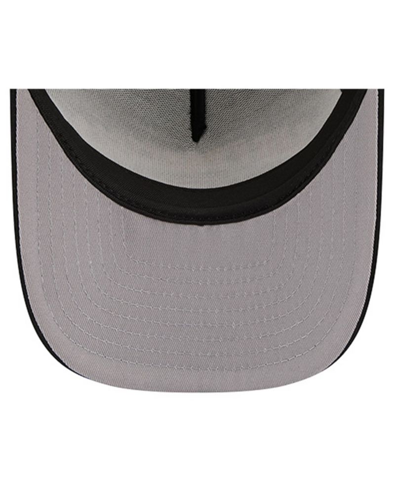 Men's Black San Francisco Giants Vintage Arched Foam Front 9FIFTY A-Frame Adjustable Trucker Hat