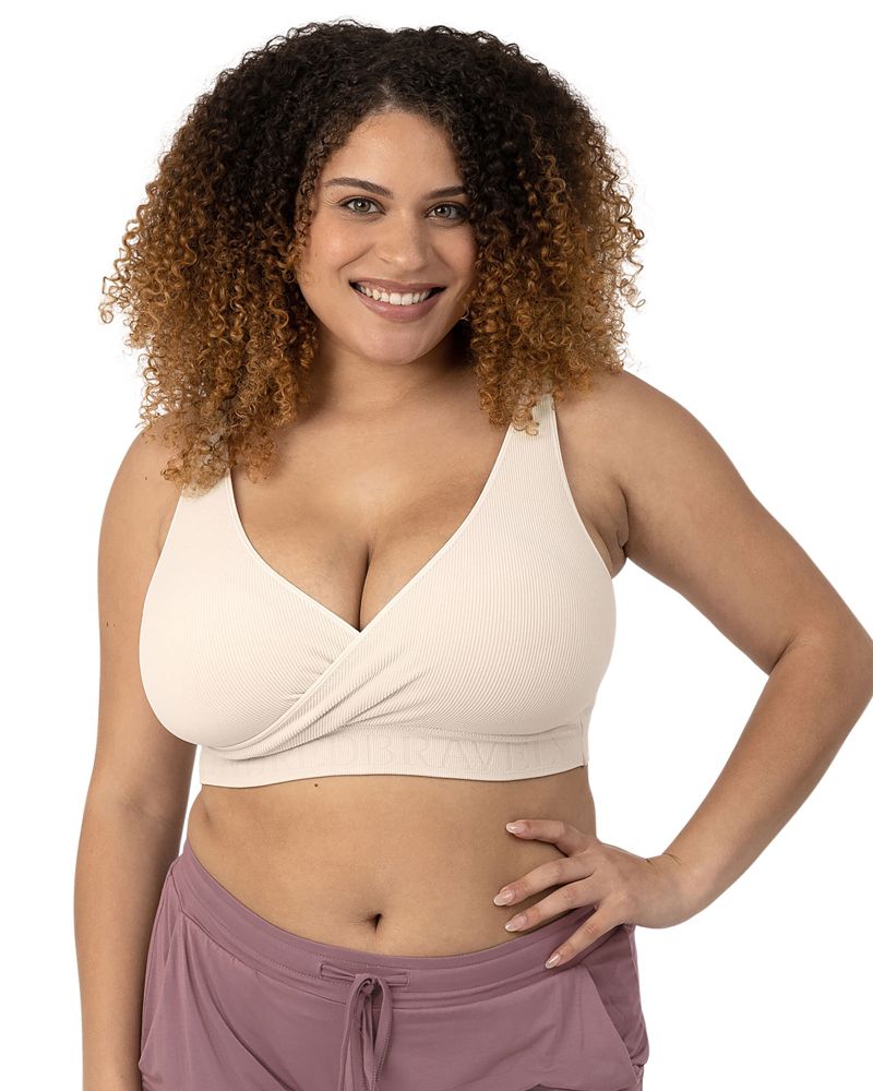 Maternity Busty Sublime Adjustable Crossover Nursing & Lounge Bra - Fits 30E-40I