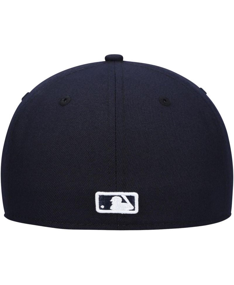 Мужская темно-синяя приталенная шляпа Detroit Tigers Authentic из коллекции On-Field Home 59FIFTY