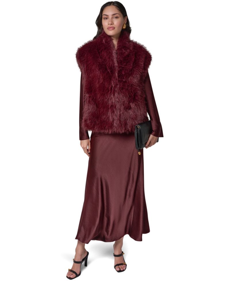 Women's Faux-Fur Sleeveless Vest