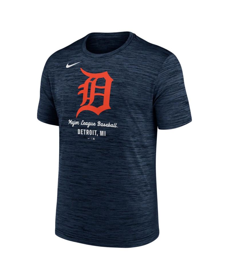 Men's Navy Detroit Tigers Velocity Performance T-Shirt