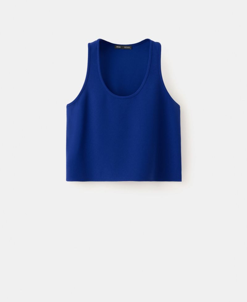 Women's Round Neckline Crop Top