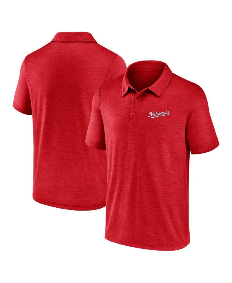 Men's Red Washington Nationals Unstoppable Polo Shirt
