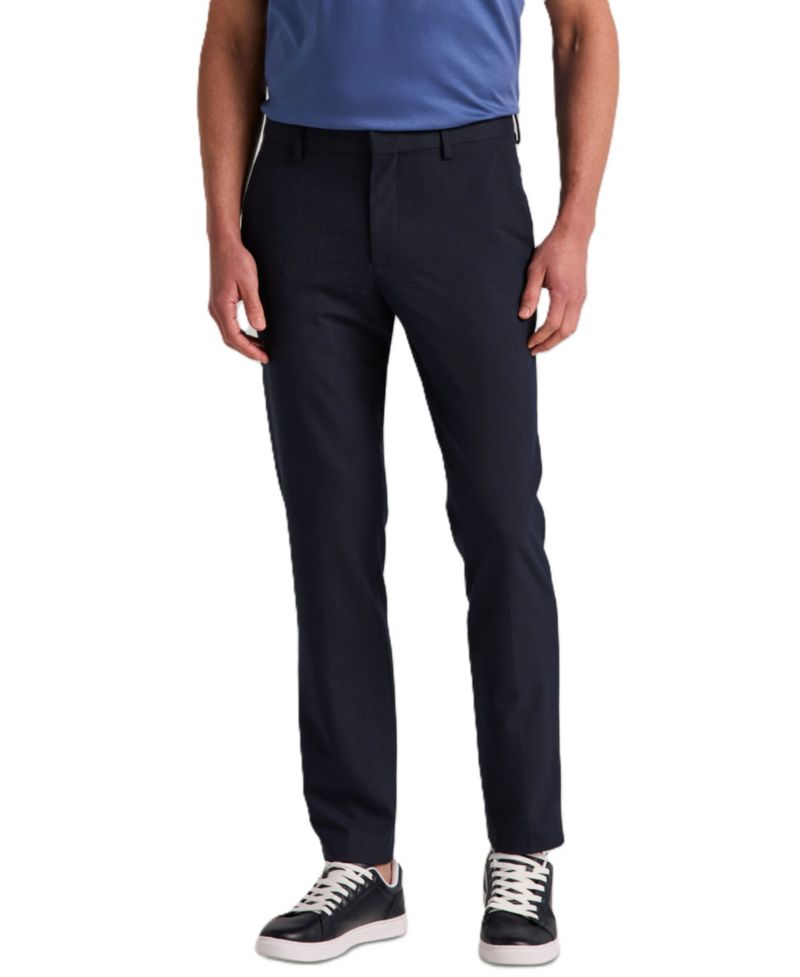 Men's Regular-Fit Soft Touch Plainweave Stretch Pants