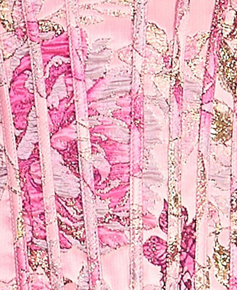 Juniors' Strapless Corseted Jacquard Mini Dress