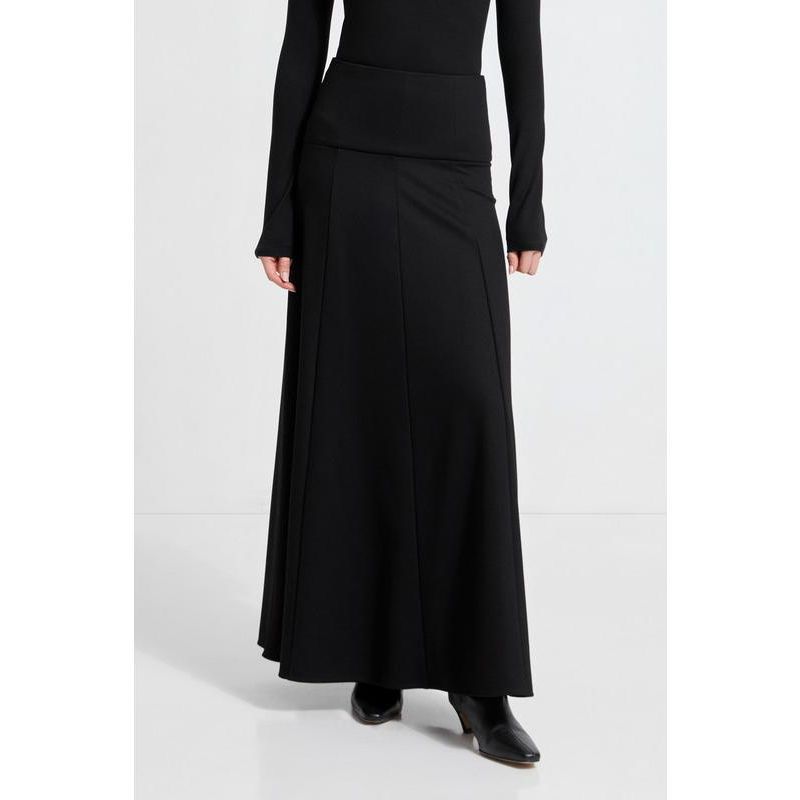 Women's India Wide-Waistband Sculpted Fitted Pencil Skirt