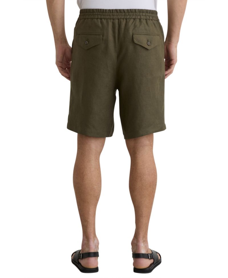 Men's Barges Shorts Linen Drawstring Shorts