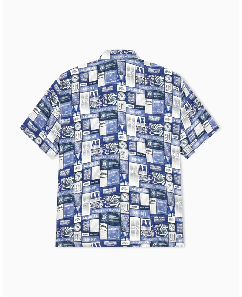 Men's Viscose All Over Print Woven Shirt