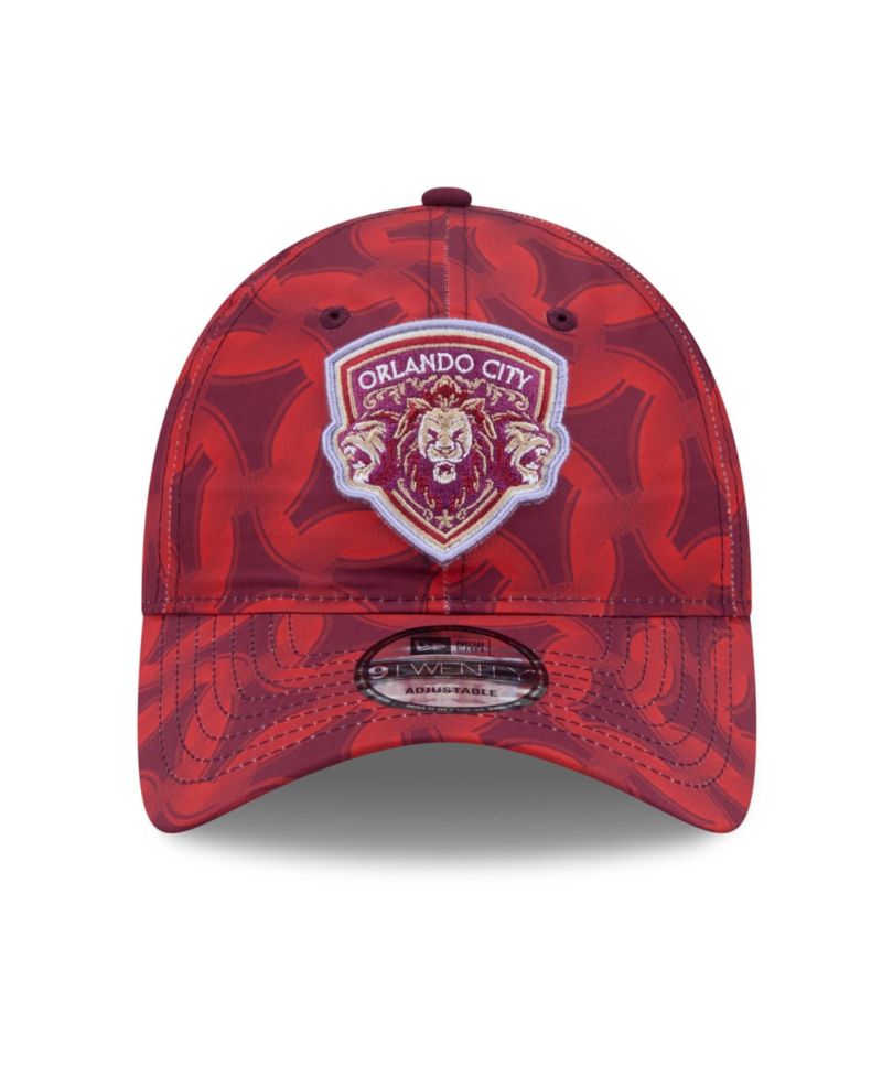 Men's Red Orlando City SC 2026 Third Jersey Hook 9TWENTY Adjustable Hat