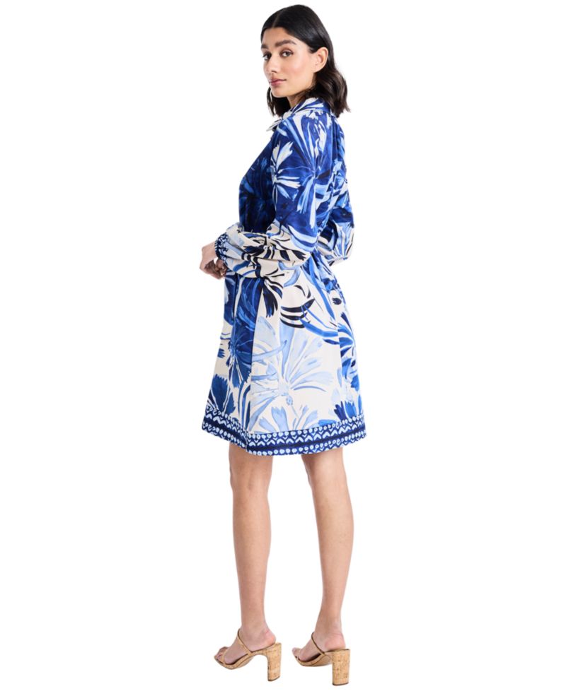 Women's Balloon-Sleeve Mini Dress
