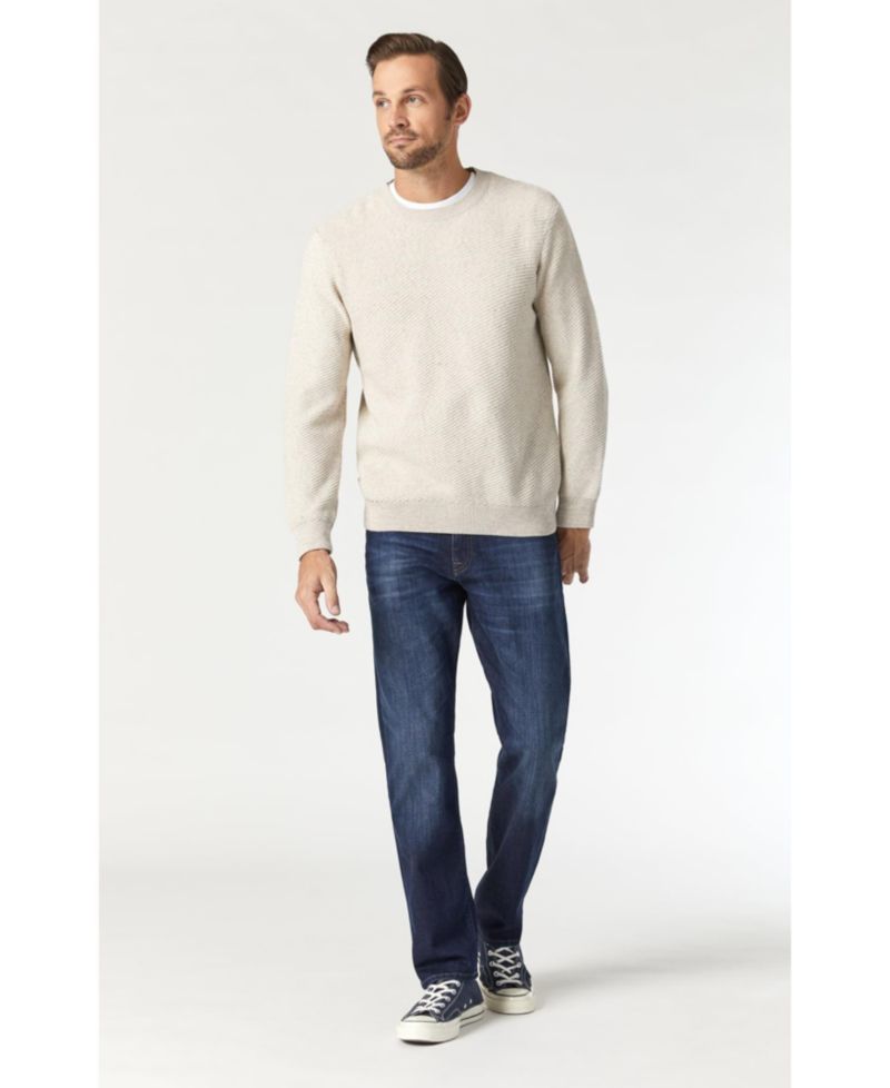Men's Mavi Myles Straight Leg In Dark Williamsburg