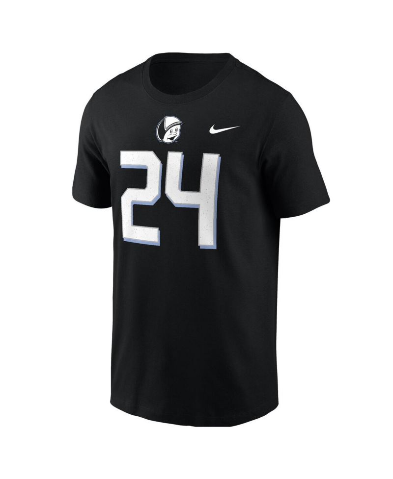 Men's 24 Black UCF Knights 2024 Space Game Jersey T-Shirt