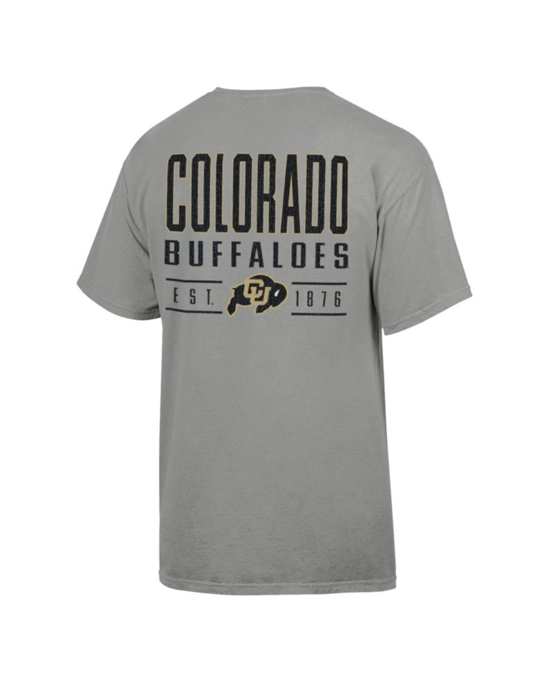 Men's Gray Colorado Buffaloes Big Name T-Shirt