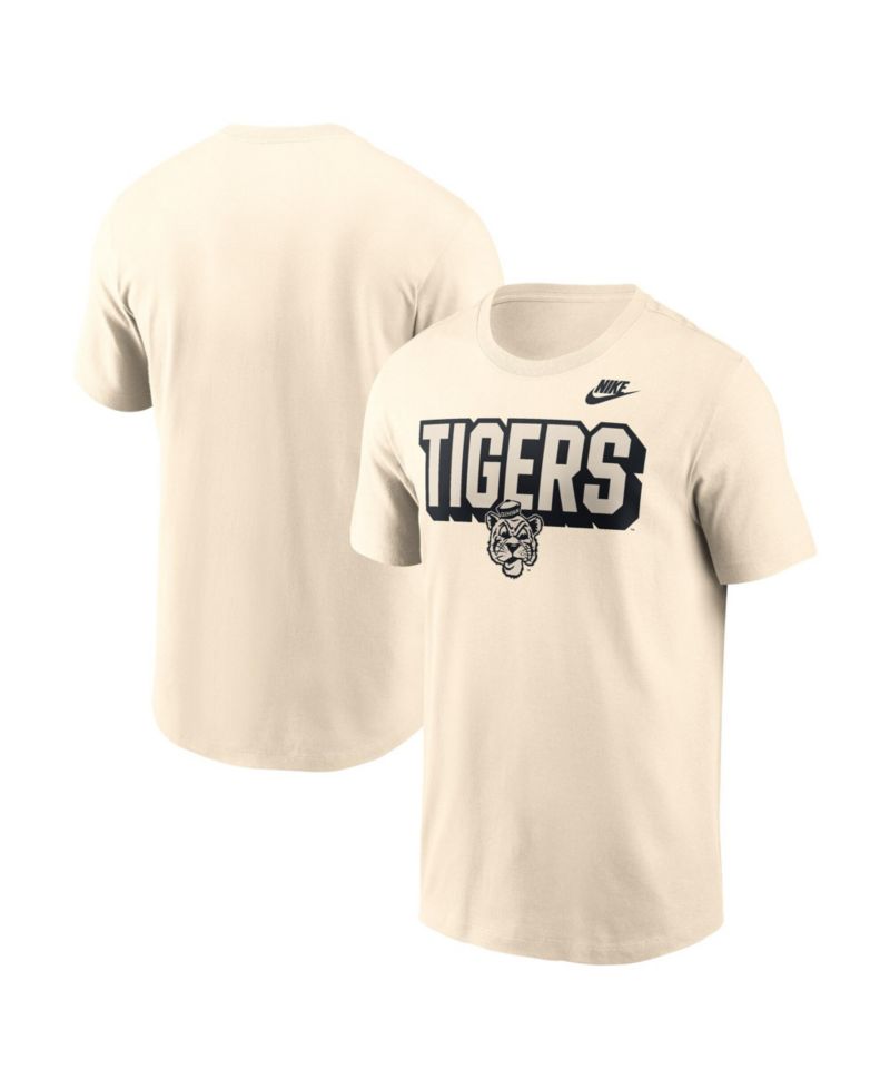 Men's Natural Clemson Tigers Fashion Bold T-Shirt