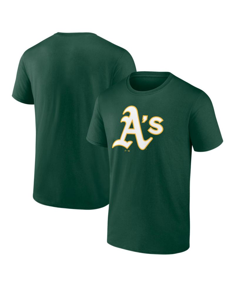 Men's Green Athletics Logo T-Shirt
