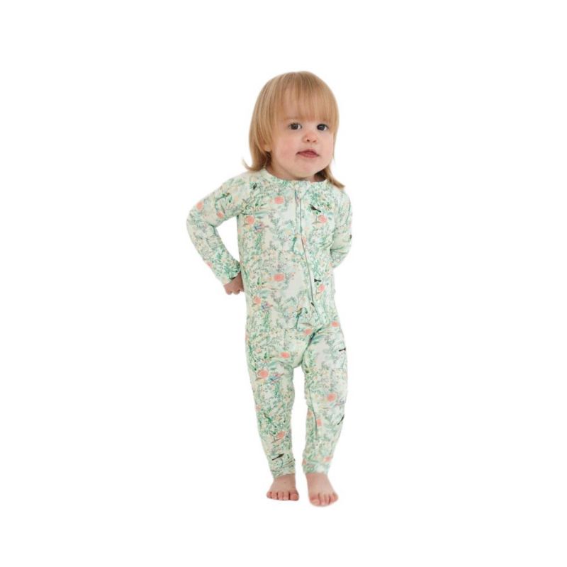 Baby Girls Sage Blossom Bamboo Sleeper