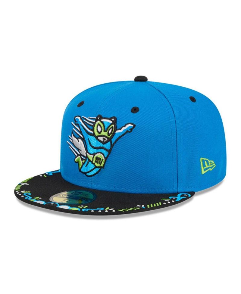 Мужская сине-черная приталенная шляпа Richmond Flying Squirrels 2026 Copa De La Diversion 59 размера "FIFTY"