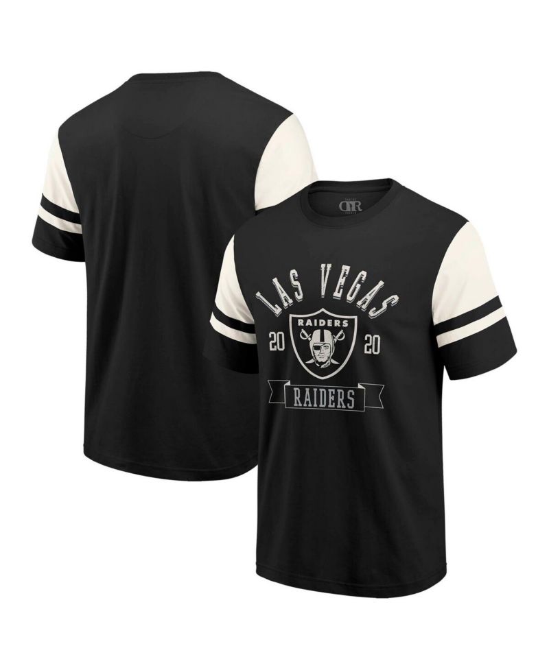 Darius Rucker Collection by Men's Black Las Vegas Raiders Football T-Shirt