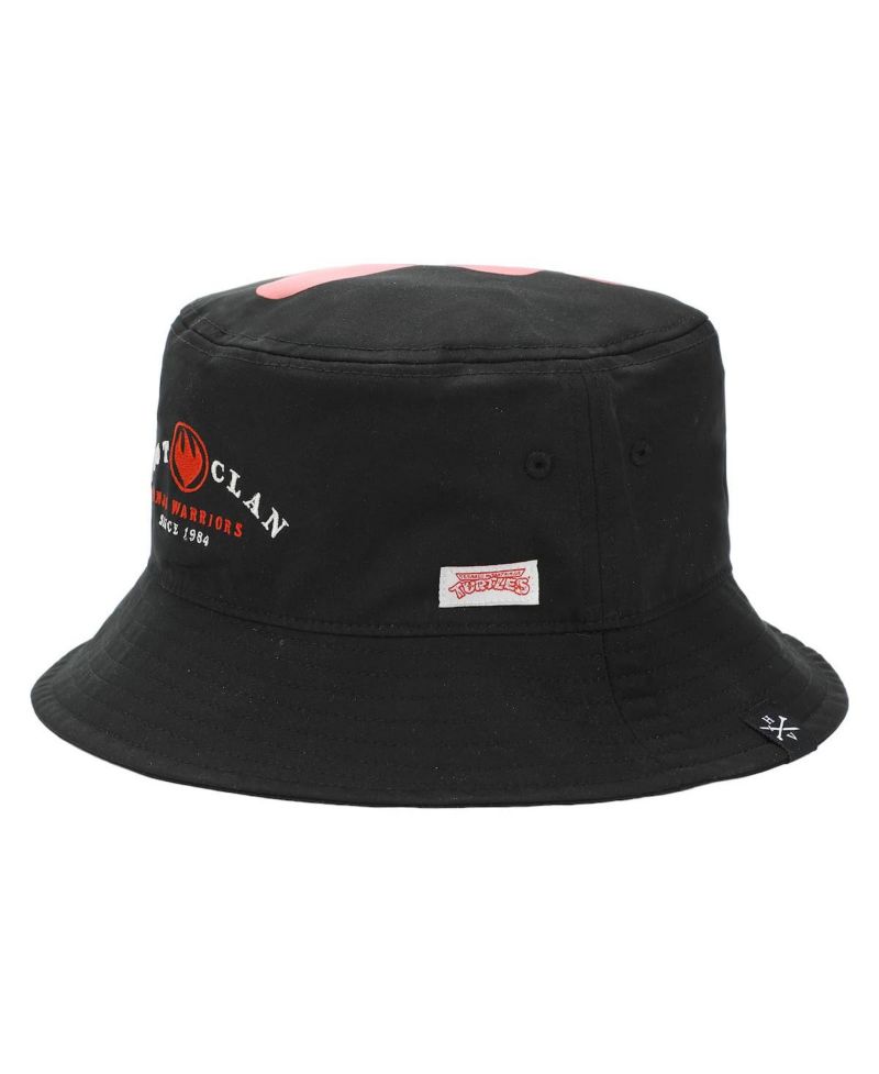 Men's Foot Clan Black Bucket Hat