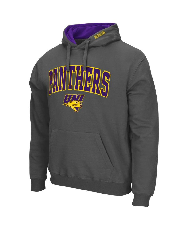 Men's Northern Iowa Panthers Arch and Logo Pullover Hoodie