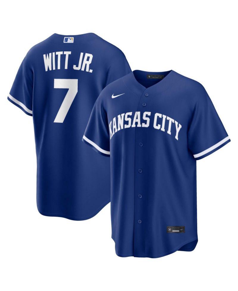Men's Bobby Witt Jr. Royal Kansas City Royals Alternate Replica Jersey