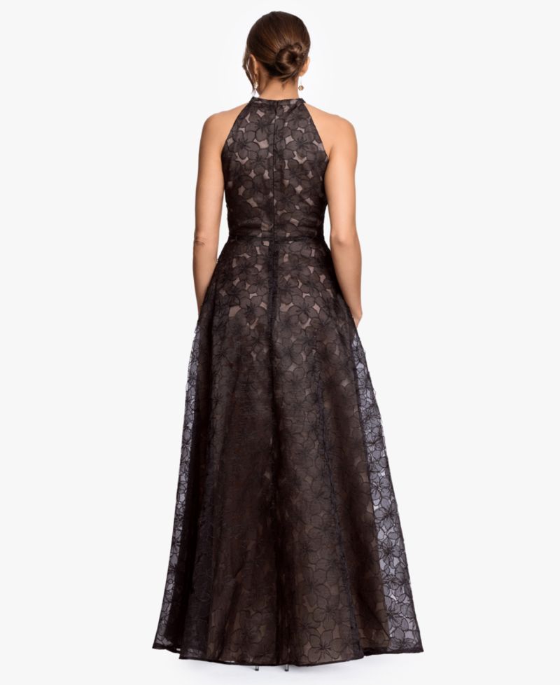 Women's Embroidered A-Line Gown