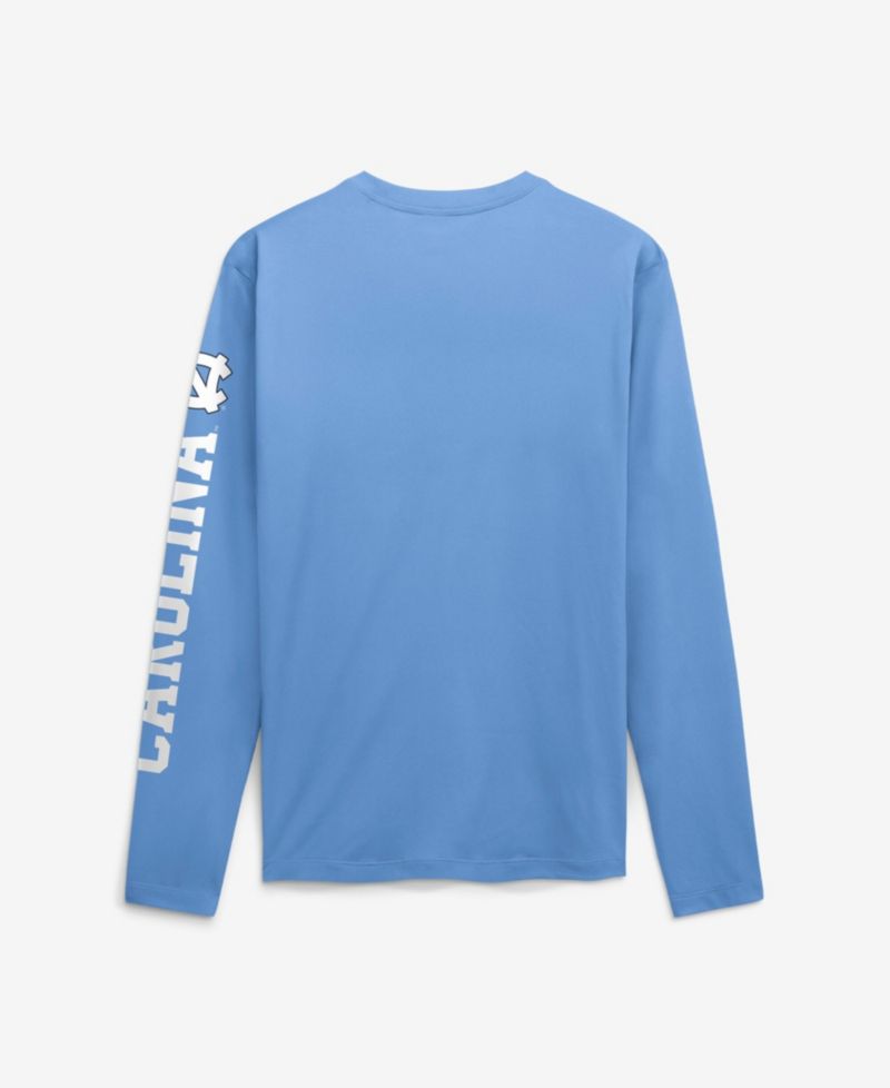 Men's Carolina Blue North Carolina Tar Heels Primetime Logo Sleeve Legend Dri-FIT Long Sleeve T-Shirt