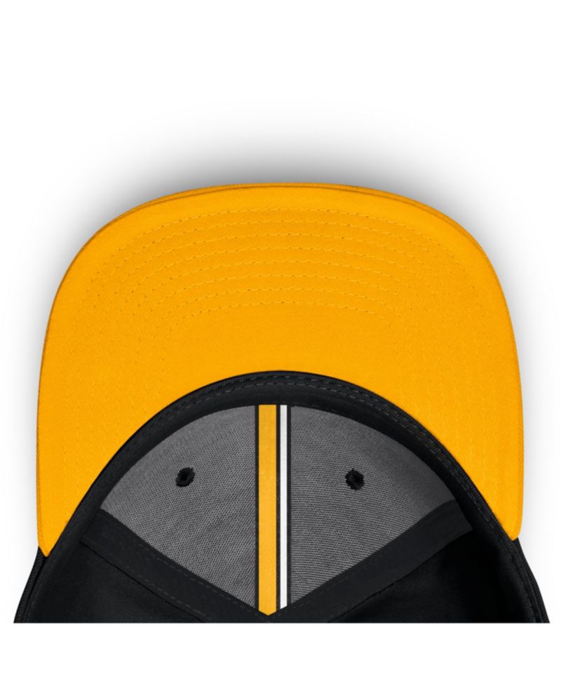 Men's Black/Gold Pittsburgh Penguins Stretch Hat