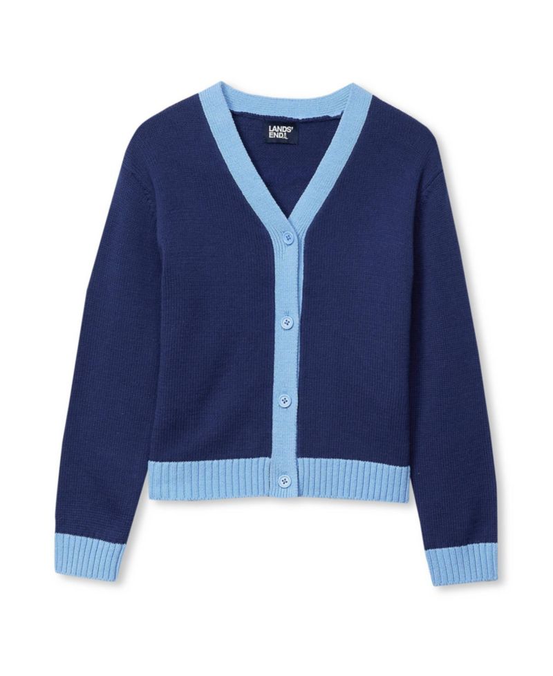 Big Girls Plus Long Sleeve Cardigan