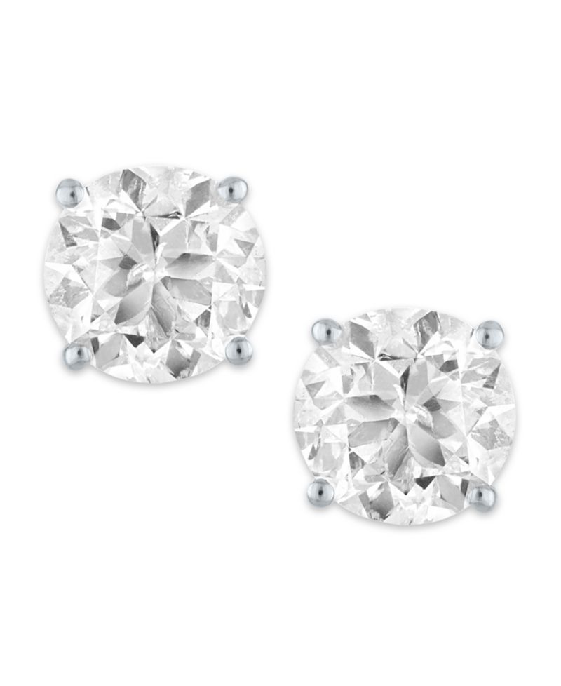 Diamond Stud Earrings (1/4-2 ct. t.w.) in 14k White, Yellow or Rose Gold