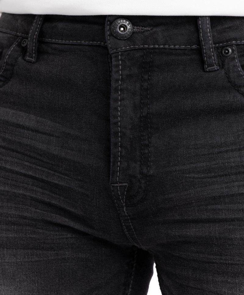 Men's Saddle Stitch Denim Shorts