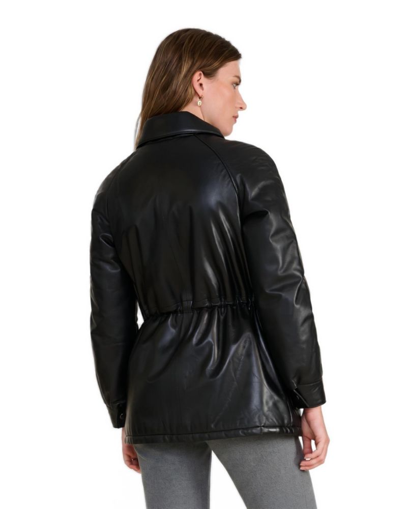 Women's Sheridan Leather Utility Jacket