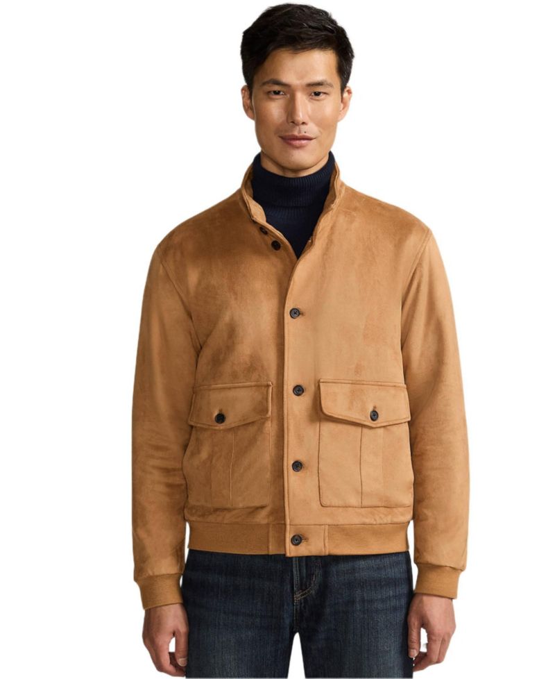 Men's Faux Suede Jacket
