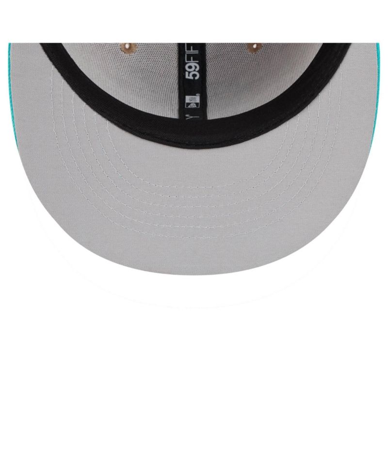 Men's Light Beige/Light Blue Pensacola Blue Wahoo's 2026 Copa De La Diversion 59FIFTY Fitted Hat
