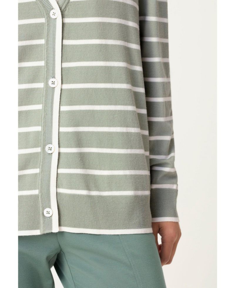 Women's Striped Cardigan