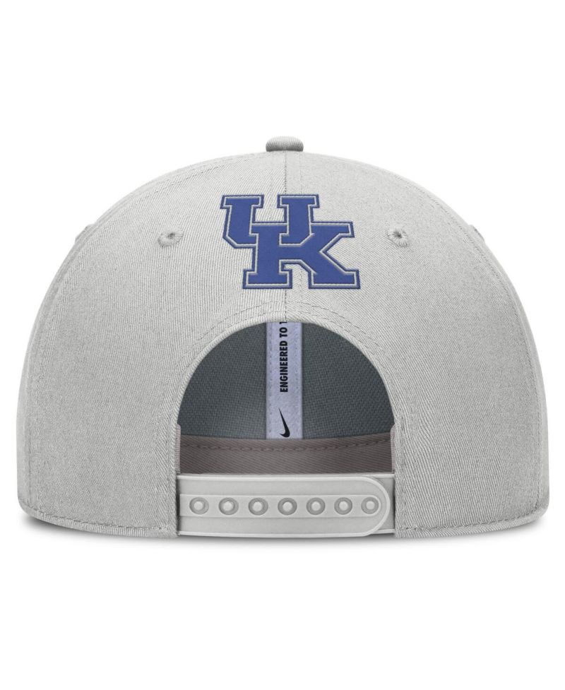 Men's Gray Kentucky Wildcats 2025 Sideline Dust Pinched Rise Adjustable Hat