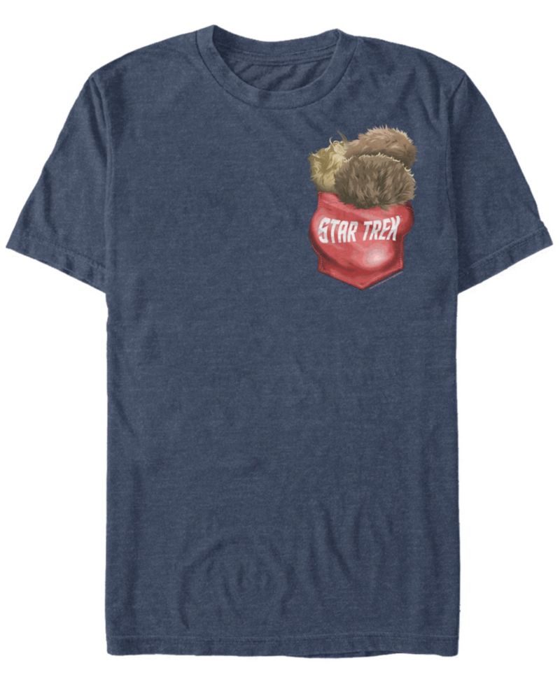 Star Trek The Original Series Men's Pocket of Tribbles Short Sleeve T-Shirt