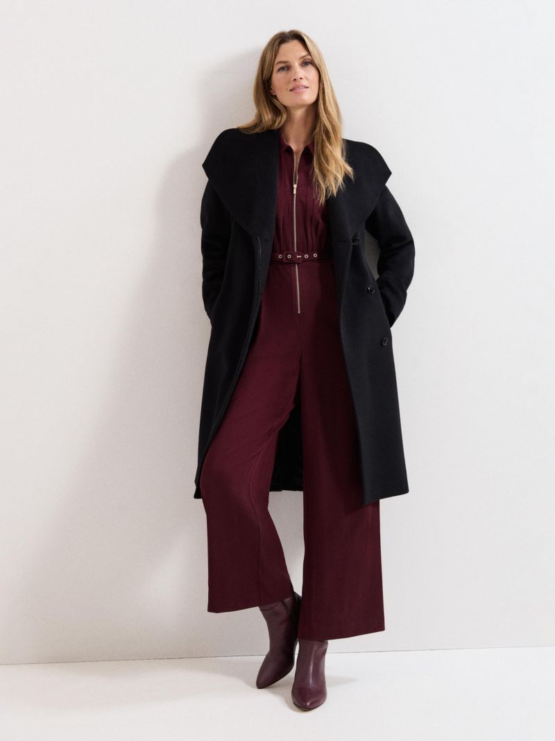 Women's Nicci Belted Wool Coat