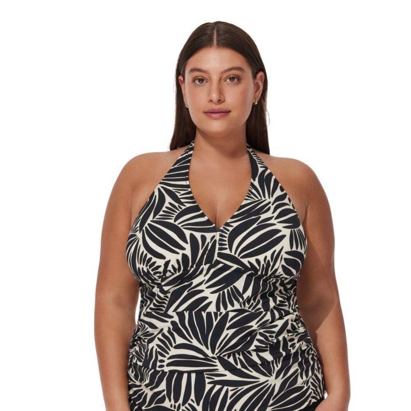 Women's Comeback Halter Tankini Top
