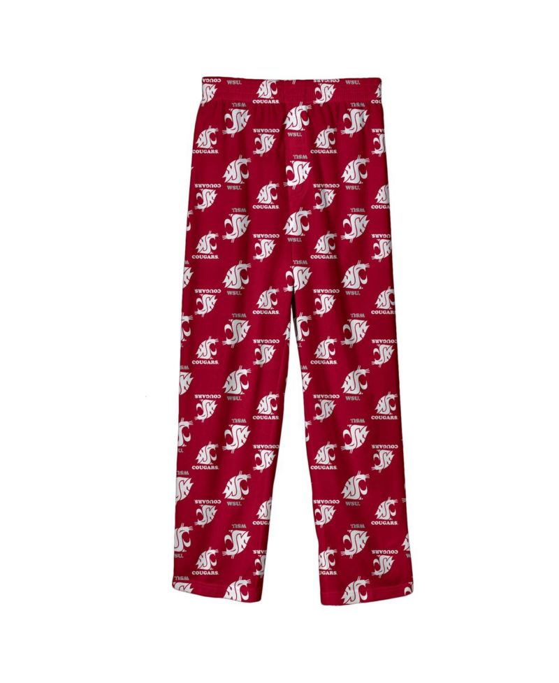 Big Boys and Girls Crimson Washington State Cougars Team Pants