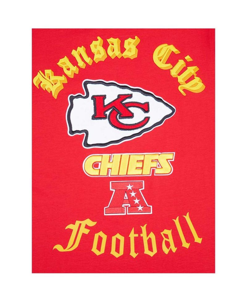 Men's Red Kansas City Chiefs Old English T-shirt