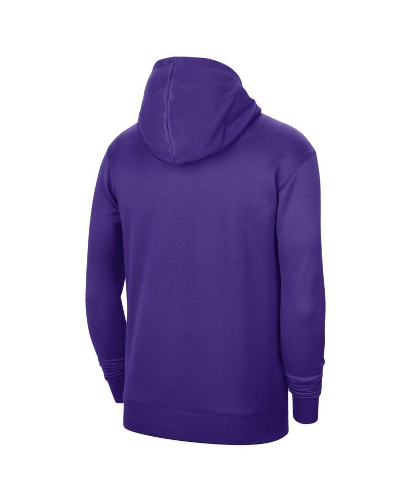 Men's and Women's Purple Sacramento Kings 2023, 24 Performance Spotlight On-Court Practice Pullover Hoodie