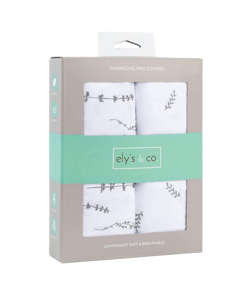 Baby Changing Pad Cover - Cradle Sheet 100% Combed Jersey Cotton