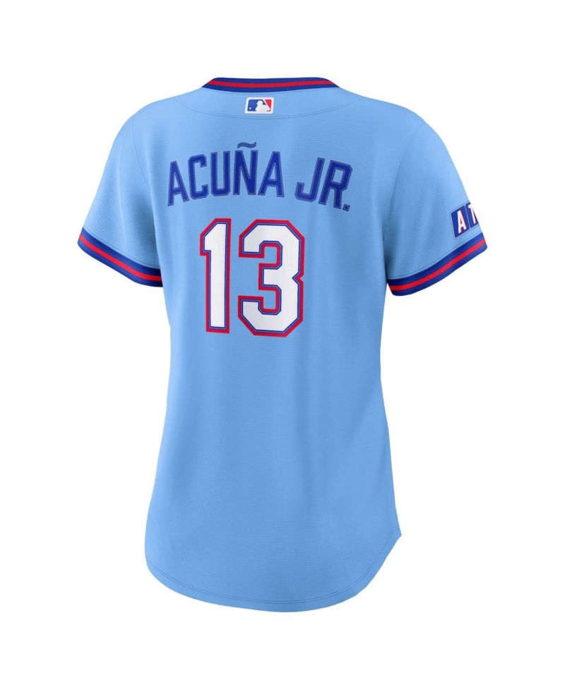 Women's Ronald Acu&ntilde;a Jr. Powder Blue Atlanta Braves 2026 City Connect Stadium Jersey