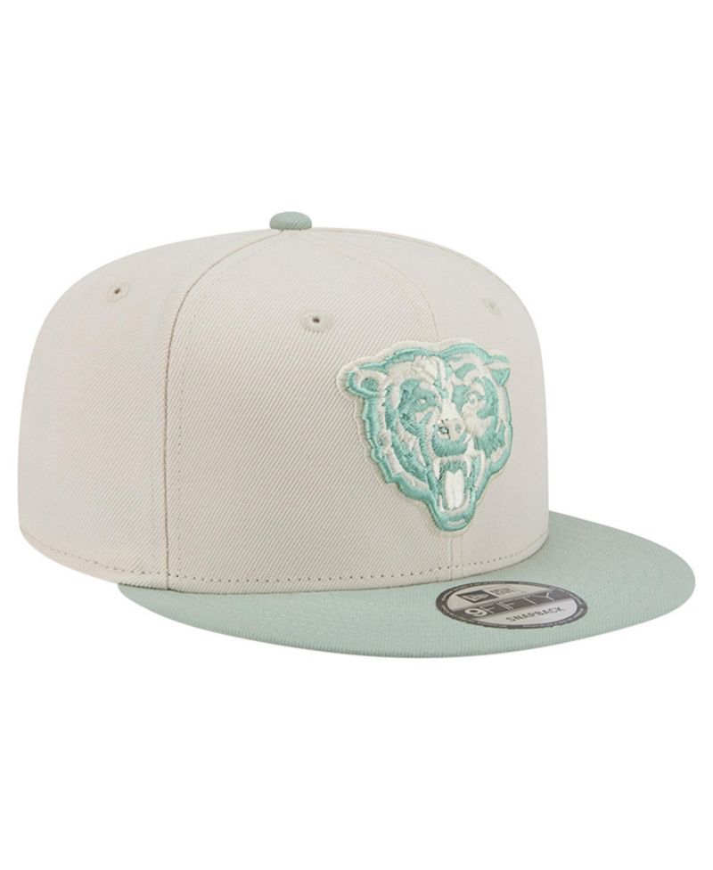 Men's Cream/Light Green Chicago Bears Color Pack Two-Tone 9FIFTY Snapback Hat