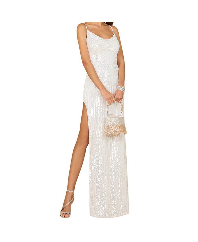 Women's Tiffany Sequin Bridal Gown