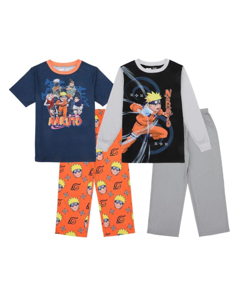 Big Boys Group Shot 4-Pack Pajama Set-14